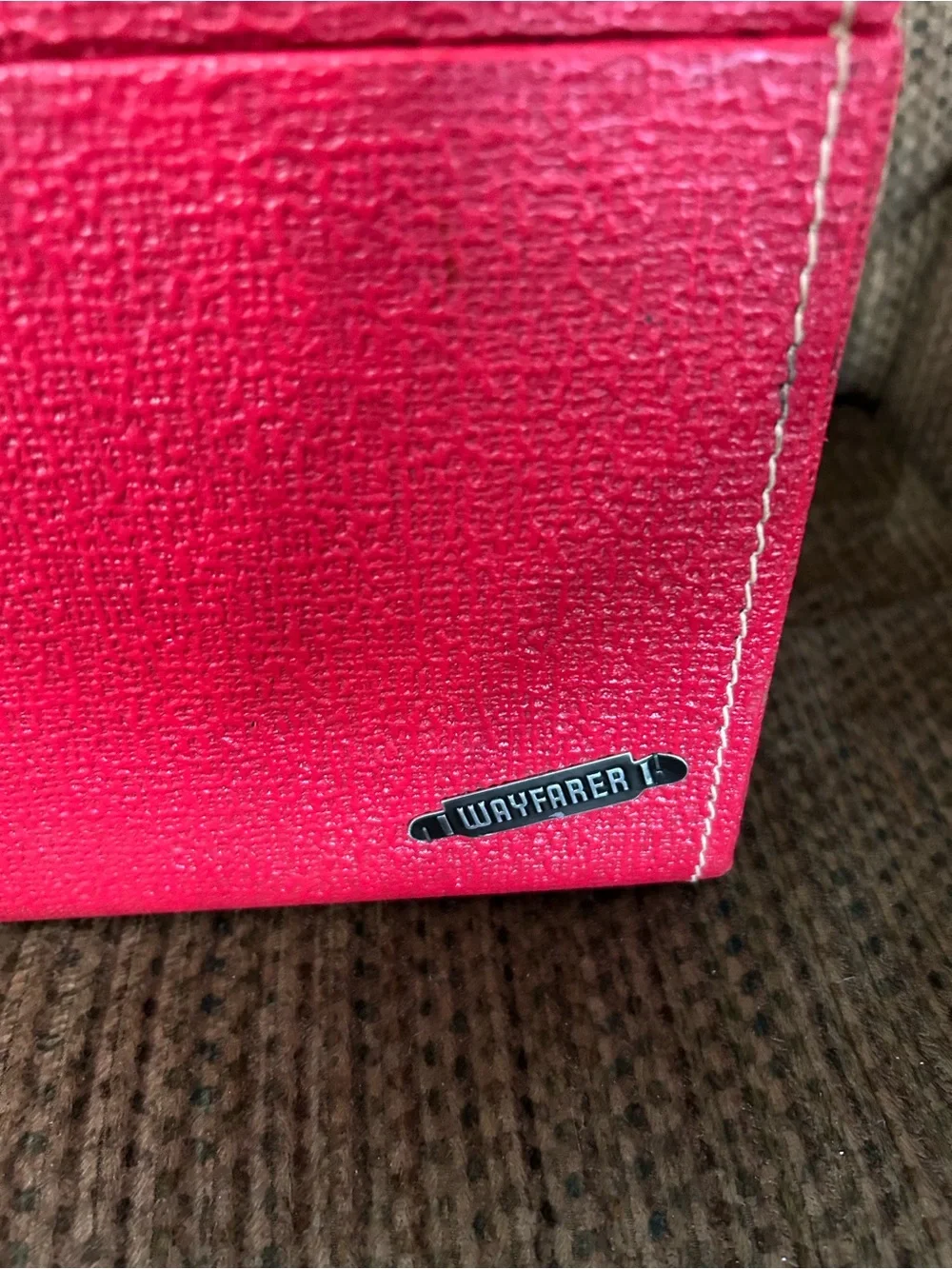 vintage wayfarer 1950s red travel case